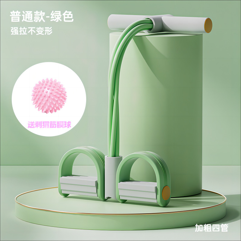 小燕飛のストレッチ器の足は引っ張り器を踏んで仰向けになります。|undefined