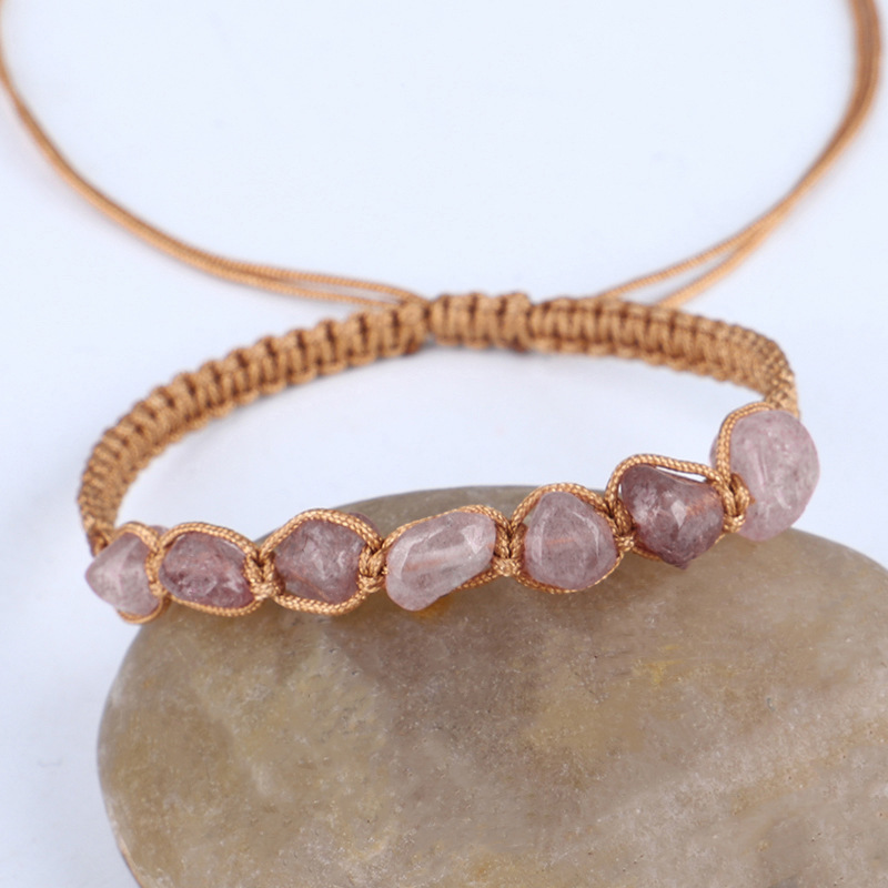 1 Piece Bohemian Geometric natural stone rope Womenu0027S Bracelets