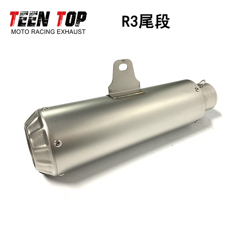 Motorcycle R3 R25 Mt03 Modified Exhaust Pipe Scorpio Universal Exhaust Tail Muffler 51mm