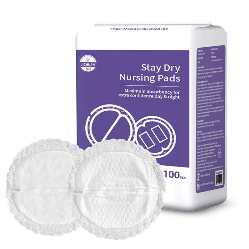 Disposable breathable breast pads for breastfeeding for nipples, 100 pieces