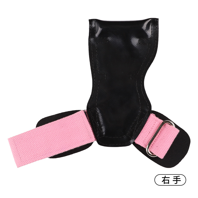 Protector de palma de goma, protector de palma centrado, pull-up, antideslizante, protector de palma de goma resistente al desgaste, pulsera de piel de vaca