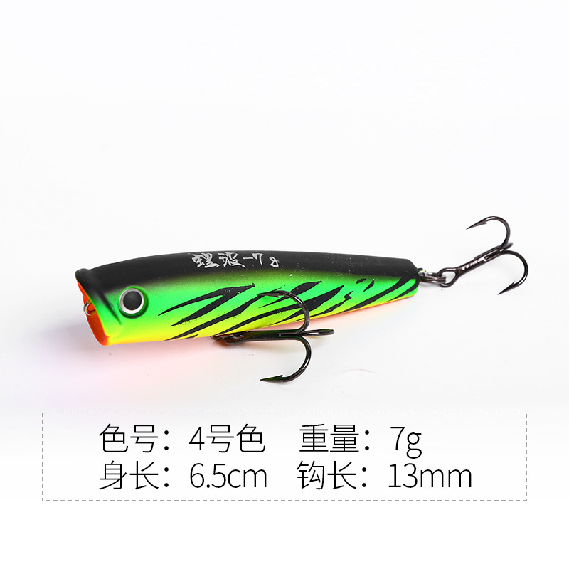 Small Popper Fishing Lures 40mm 2.3g Hard Plastic Baits Fresh Water Bass Swimbait Tackle Gear