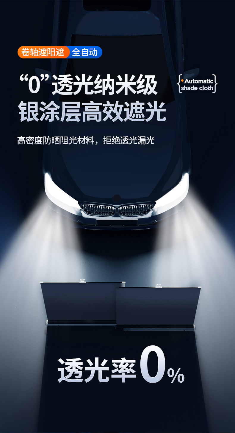 Car Sunshade, Front Windshield Sunshade, Car Interior Windshield Sunshade Curtain, Car Sunshade Cloth, Summer Heat-Insulating Curtain