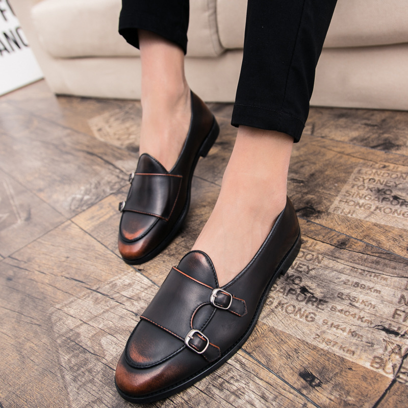 British Style Men's Leather Loafers For Formal Occasions_voghion.com