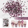 Nail decoration, jewelry, glossy fake nails for nails, accessory for manicure, flat base, wholesale