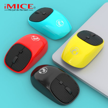IMICE厂家直供跨境2.4G充电静音鼠标商务办公礼品4键游戏便携小鼠