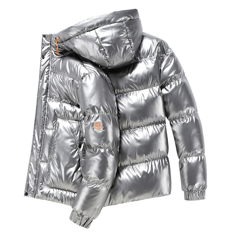 Demi-season down jacket for leisure, increased thickness