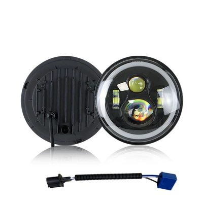 Ön faralar Bulbs 7inch Colorful Aperture - yellow-with-adapter-cable