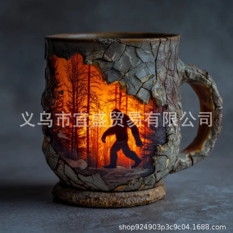 Cross-Border Bigfoot Forest Fire Mug Bigfoot 2025 Bigfoot Forest Fire Mug Cross-Border Bigfoot Forest Fire Mug Bigfoot 2025 Bigfoot Forest Fire Mug