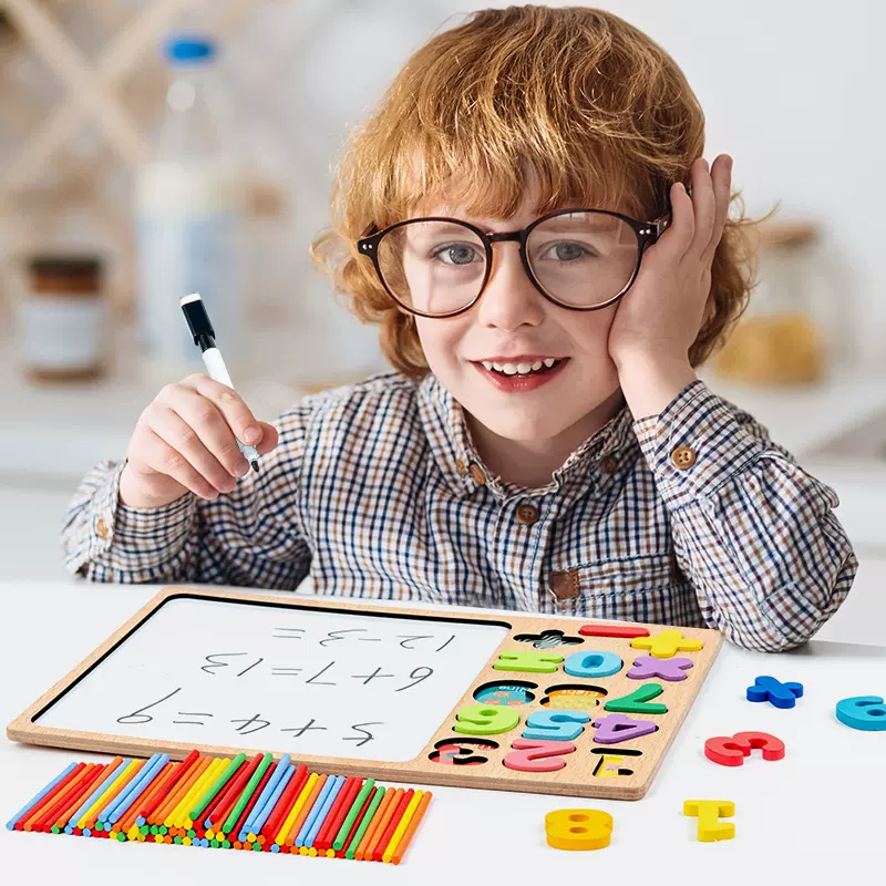 专用数字计算架益智玩具木制儿儿童小学计数器幼儿园早教教具