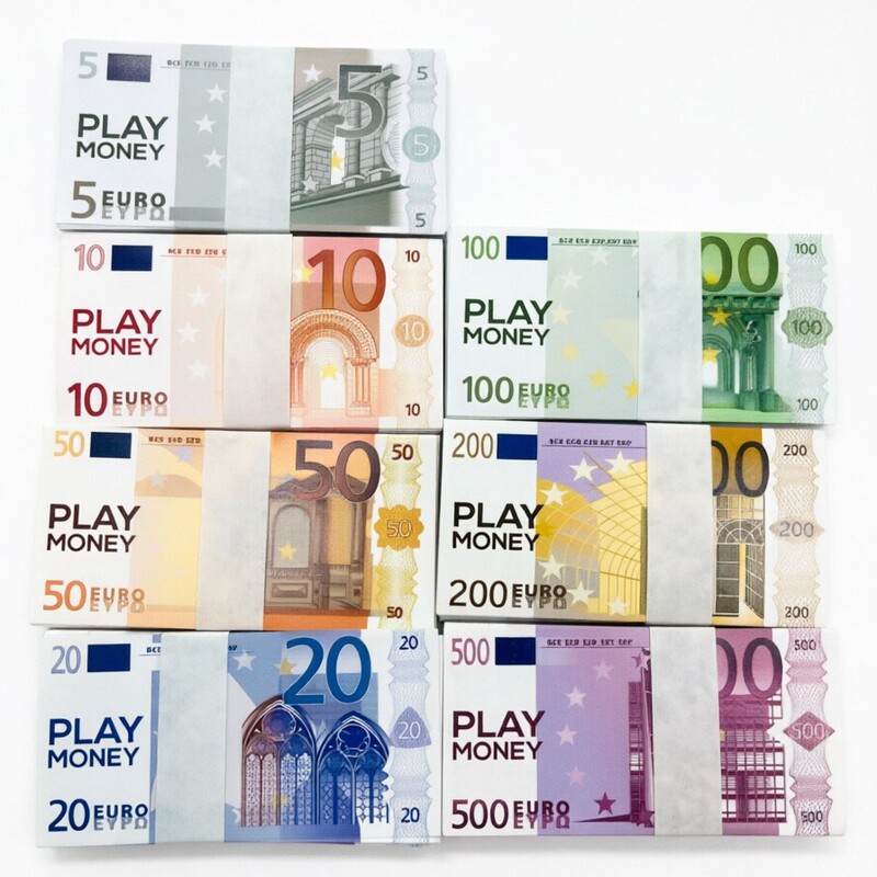 Cross-Border Hot-Selling Product - Amazon Simulated Euro Banknotes Toy Commemorative Coins with a Face Value of 100, Fake Money Chips, Game Coins Cross-Border Hot-Selling Product - Amazon Simulated Euro Banknotes Toy Commemorative Coins with a Face Value of 100, Fake Money Chips, Game Coins