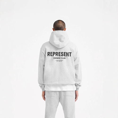 High Street Represent Classic Logo Hoodie Sweatshirt Loose Trendy Couple Unisex Hat Top