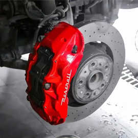 适合车型玛沙拉蒂卡钳贴纸个性装饰改装车贴 耐高温刹车卡钳贴纸