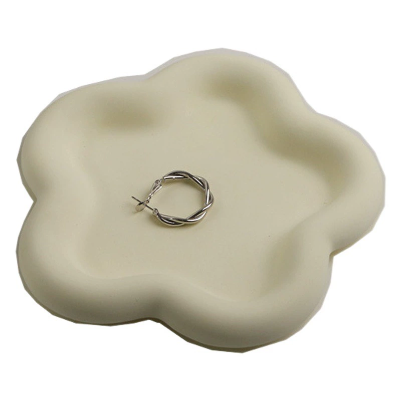 Ins реквизит для фотографий тарелка для хранения ювелирных изделий фотография поза Ожерелье Кольцо Серьги лоток дисплей декоративный фон ткань