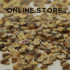 MOSN 水滴兩眼樹脂扣子針織開衫襯衫毛衣紐扣連衣裙上衣服袖領扣