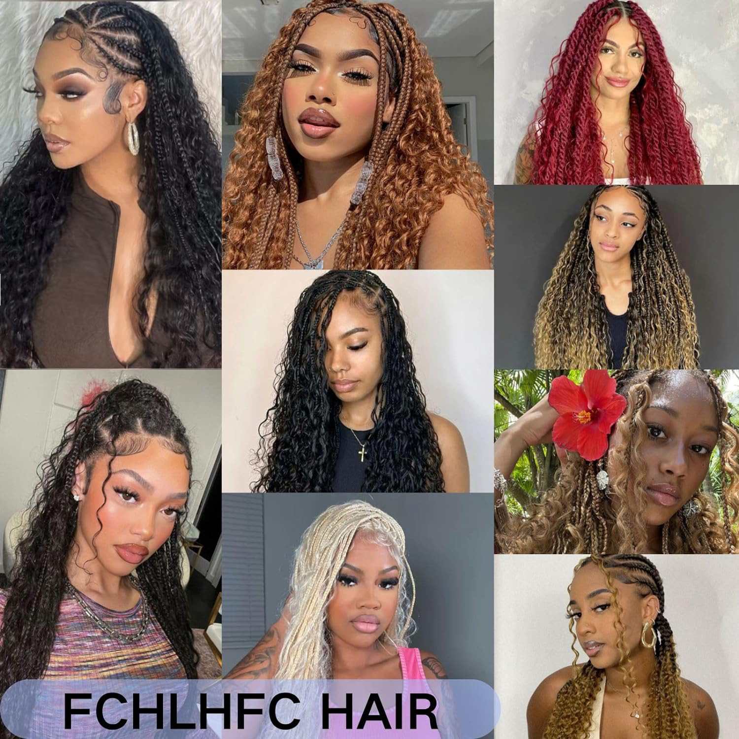 Extension clip in sintetiche ricci per donna_voghion.com