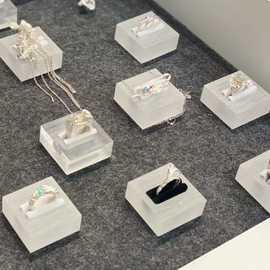 亚克力戒指展示托架珠宝首饰店铺陈列架饰品戒指底座道具拍照道具