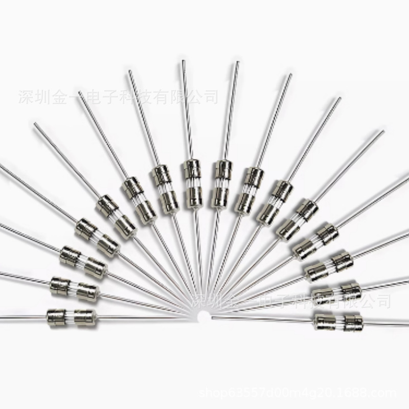 3.6X10MM 3A慢断玻璃保险丝管 带引脚一包200只