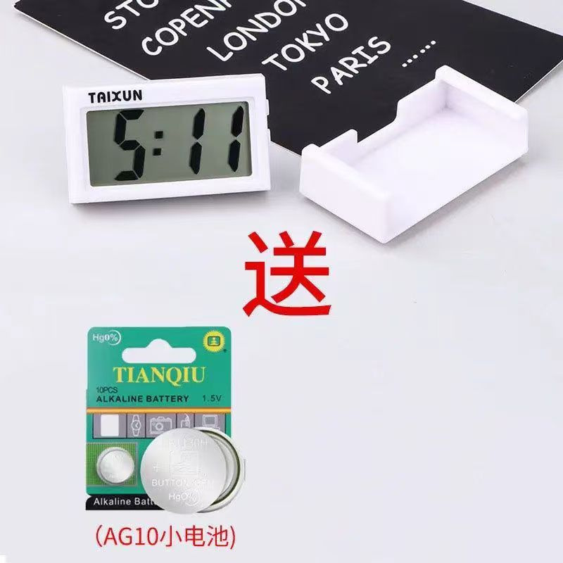 El reloj electrónico para el hogar de pantalla grande se puede pegar reloj electrónico digital versión mejorada reloj electrónico del coche simple reloj grande de Word