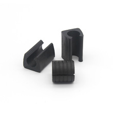 办公桌椅开口脚不锈钢椅子脚垫黑色塑料管塞桌椅保护脚套圆管脚垫