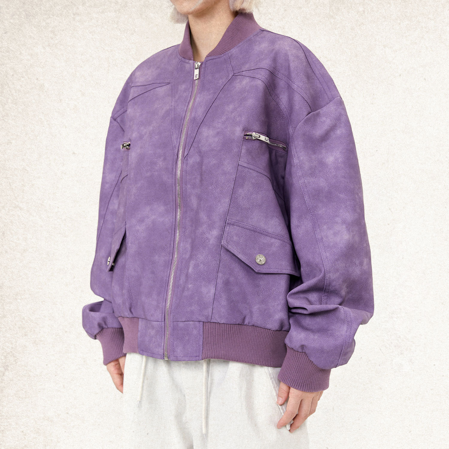 MADEEXTREME principios de otoño abrigo americano retro deconstructing marca moda hombres chaqueta cuero lavada pareja hombres y mujeres