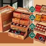 祥瑞六大名茶红茶金骏眉正山小种乌龙茶普洱茶高档茶叶礼盒装送礼