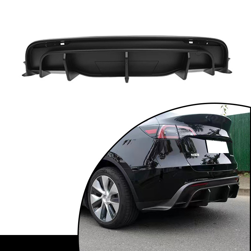 Suitable for Tesla ModelY front lip side skirt rear lip tail shutter leaf plate air knife front bar air knife