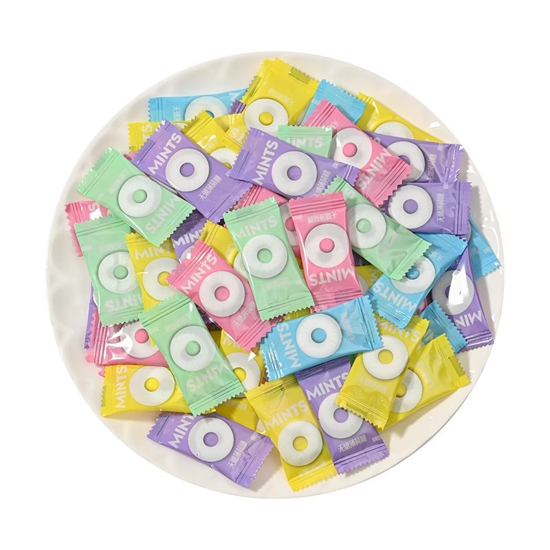 (2.5kg Bulk) Old-Fashioned Sugar-Free Mints Strong Fresh Breath Internet Celebrity Circle Candy Hot Pot Hotel Restaurant