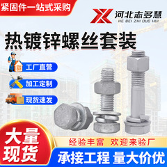 熱間亜鉛メッキネジナットセット 外六角ネジナットセット 熱間亜鉛メッキボルトメーカー卸売