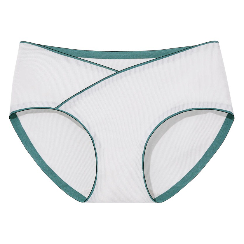 Ropa interior de algodón para mujeres embarazadas, entrepierna antibacteriana de algodón, embarazo temprano, medio y tardío, ropa interior de soporte de vientre de cintura baja sin costuras
