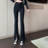 Bell-bottoms have more cash than can be accounted for 2022 new pattern Paige Tight fitting Show thin trousers Spring trousers Split ends summer Casual pants