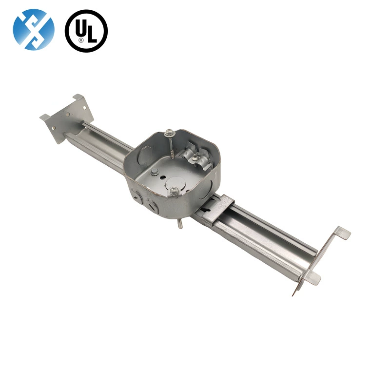 Электрическая коробка, внесенная в список UL, регулируемая вешалка для баров с восьмиугольной коробкой 4 дюйма