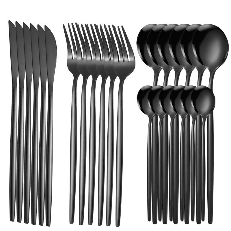 Portugal juego de 24 piezas en caja de color-negro