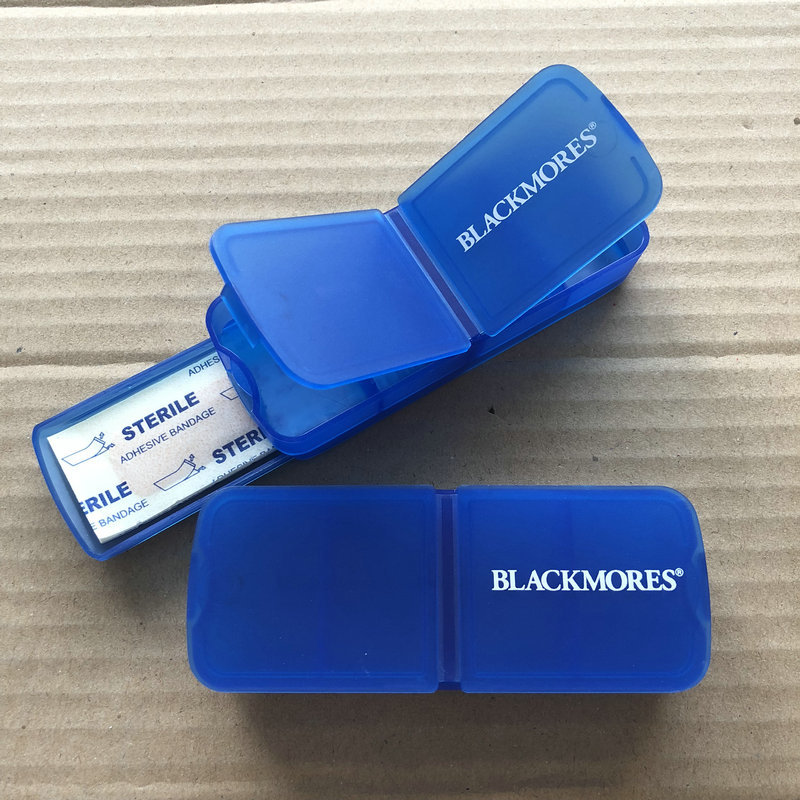 厂家直销多功能药盒创可贴盒 多功能创口贴盒 2合1创可贴盒