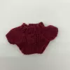 Burgundy twist flower