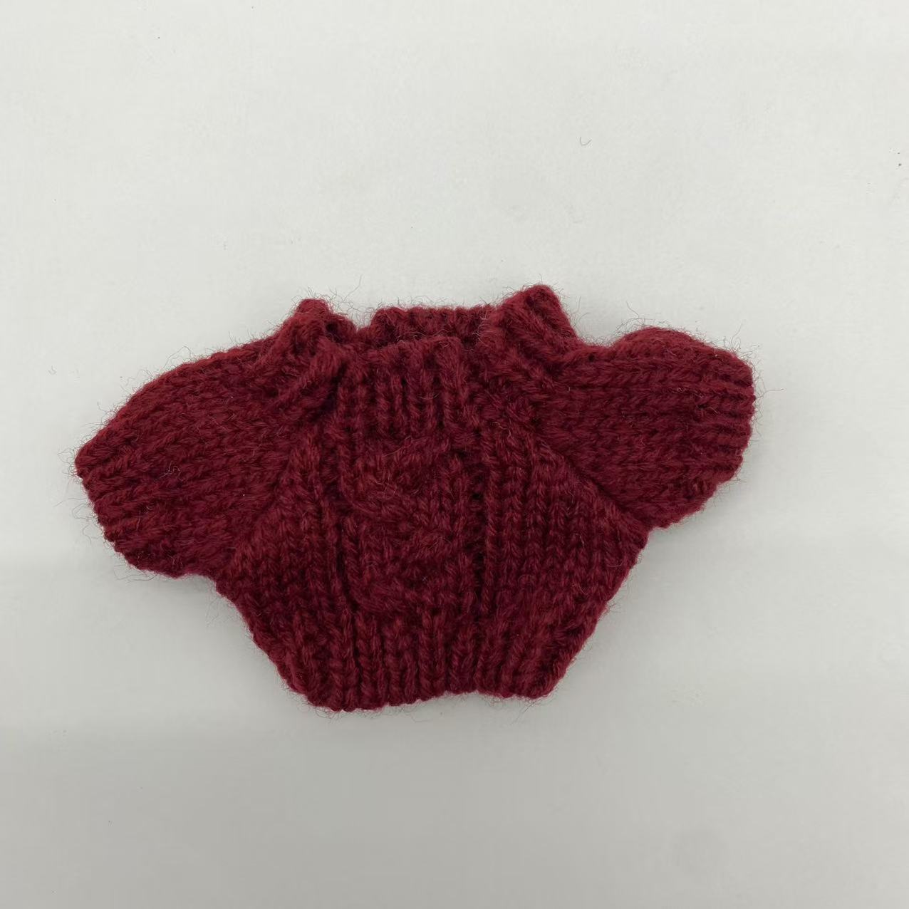 Burgundy twist flower