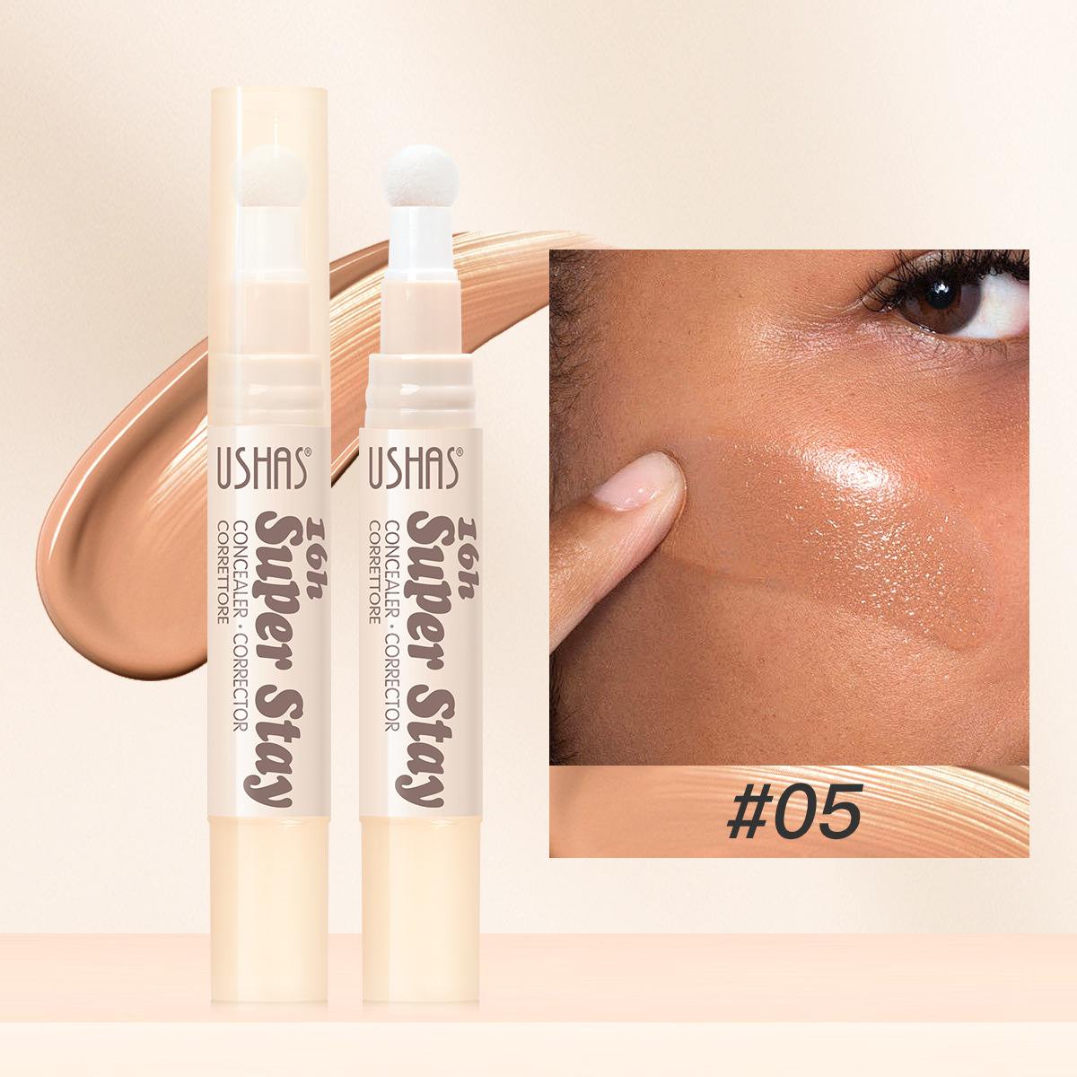 USHAS punto transfronterizo de venta caliente barra de base blanqueador para aclarar la piel, círculos oscuros al por mayor blanqueador UC111