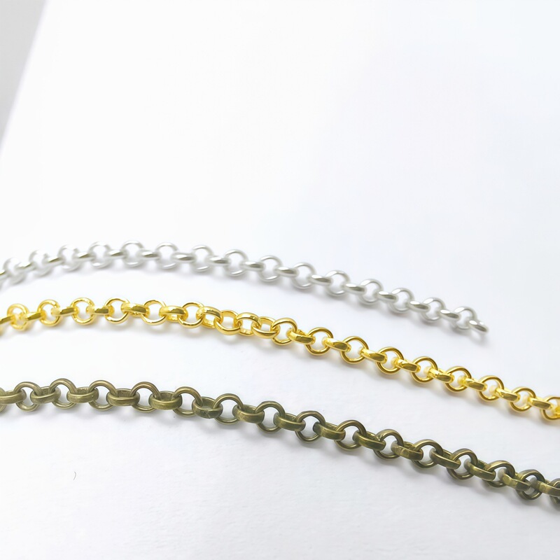 2mm Iron Cross Chain Thin Chain Tassel Chain O-Shaped Chain DIY Jewelry Hanging Chain Clothing Box Decoration Wholesale 2mm Iron Cross Chain Thin Chain Tassel Chain O-Shaped Chain DIY Jewelry Hanging Chain Clothing Box Decoration Wholesale