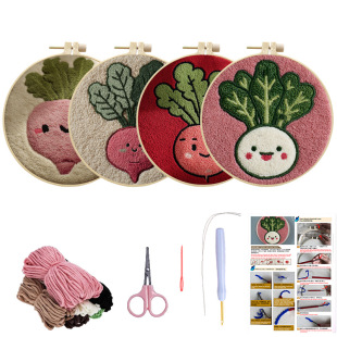 ԭ���߲�-�¿��ֹ�diy���������ϰ�Punch Needle&Rug Punch�羳��