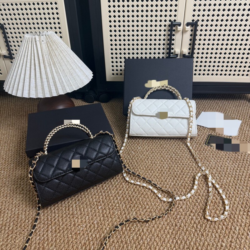 Counter Vip Lychee Pattern Single Shoulder Crossbody Chain Women's Small Square Bag, Crossbody European and American Retro Light Luxury Simple Versatile Counter Vip Lychee Pattern Single Shoulder Crossbody Chain Women's Small Square Bag, Crossbody European and American Retro Light Luxury Simple Versatile
