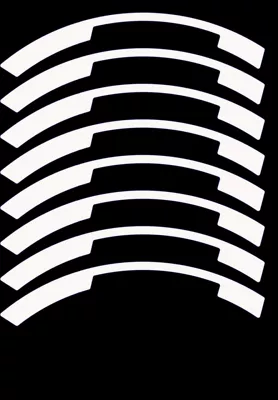 Other Automotive Exterior Supplies Sticker Car Modification Sticker - white-curved-blade