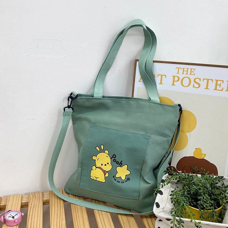 New high-appeartion-level hand-held tote bags are selling well, large-capacity single-shoulder crossbody bags, and wholesale canvas bags for junior and senior high school students undefined