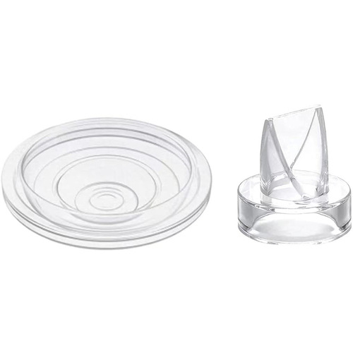 Wearable pump accessories duckbill valve suction silicone diaphragm suction bowl