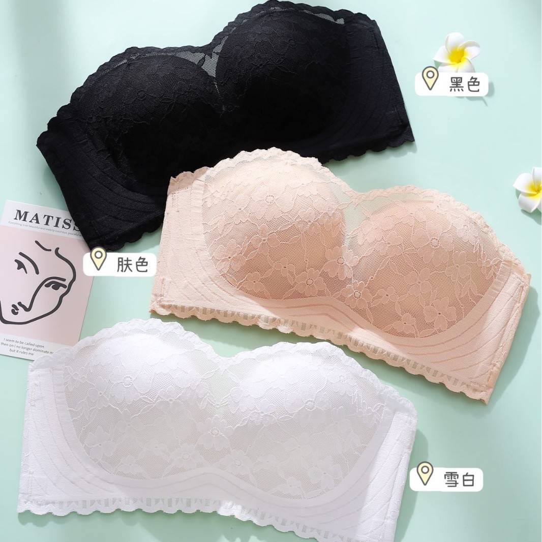 2023 verano nuevo estilo sin tirantes top de tubo ropa interior de niña antideslizante cómodo y sin costuras