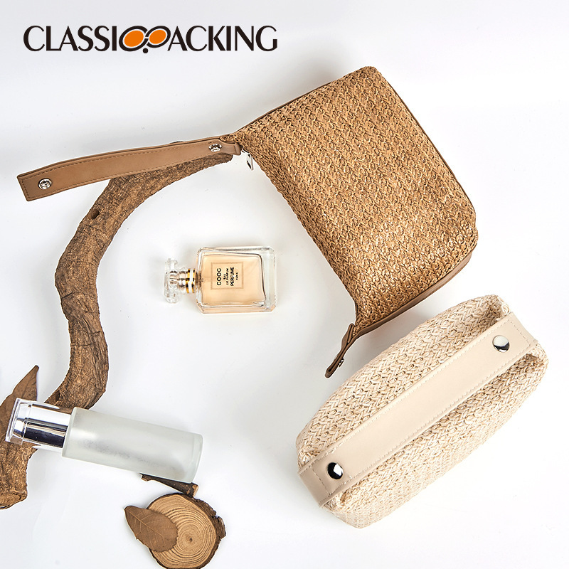 2025 nuevo fabricante de bolsas de nube al por mayor bolsa de lavado de gran capacidad bolsa de cosméticos de material de hierba PP bolso de moda