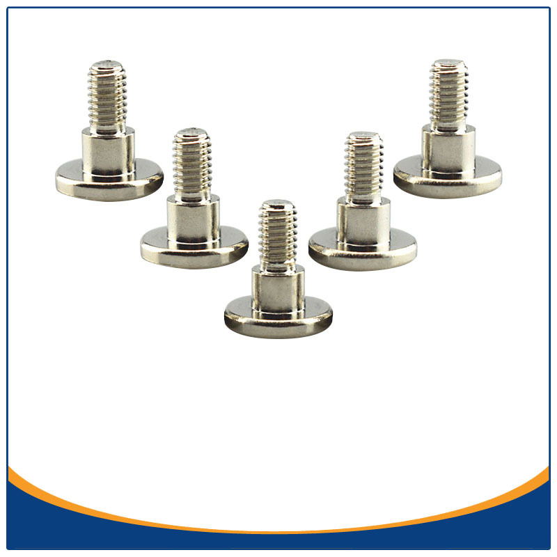 等高定位螺钉广东多工位冷镦厂家直销 M3*4.9*9.3铁镀镍台阶螺丝