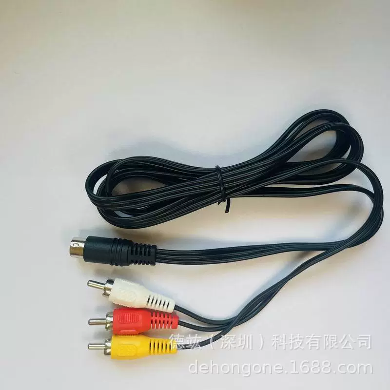 Сегa Genesis/MD 2/3 AV Sega 9-игольный, двух-трёхпоколенный AV-линией 1.8M