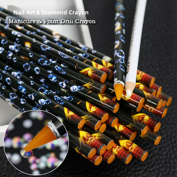 Nail art drill stick drill crayon small drill jewelry stick pen sticky suction drill drill tool sticky strong