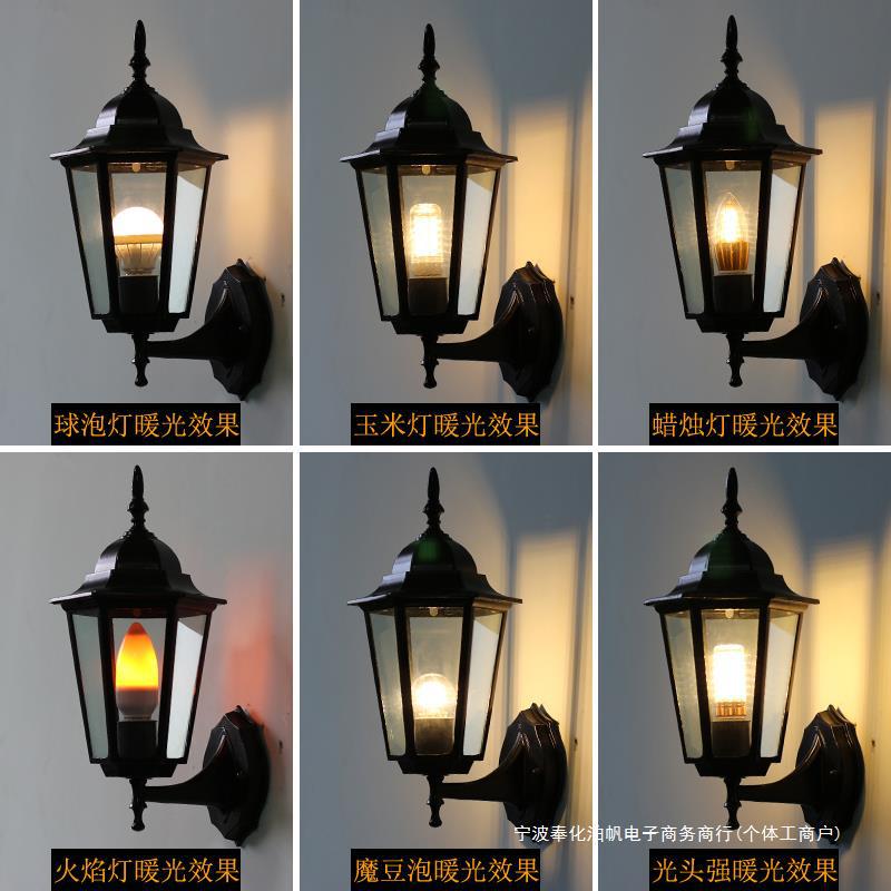 E27 lámpara LED de maíz de alto brillo lámpara de ahorro de energía lámpara de vela de gran tornillo bombilla de bola bombilla de aire libre