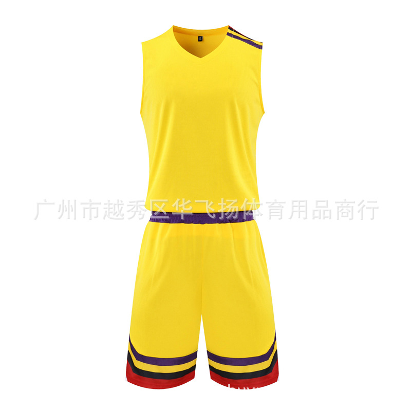 Factory direct new basketball clothes suit breathable sweat-absorbent basketball match clothes basketball training clothes can be customized